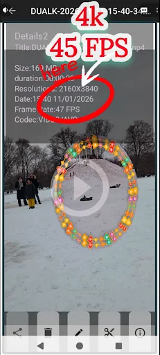 Download Dual Camera Video Recorder – HDR Dual Cam App - Screenshot 3