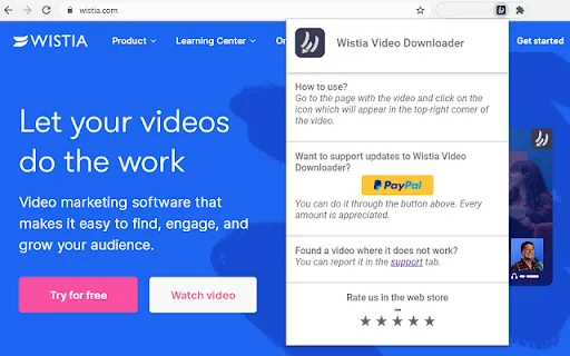 Wistia Video Downloader: I-download ang Lahat ng Wistia Videos - Screenshot 3