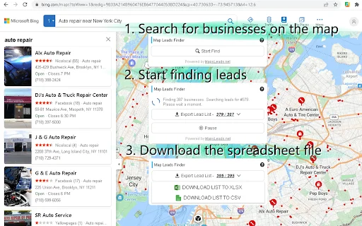 Maps Scraper & Leads Extractor – Mabilis na Lead Generation - Screenshot 1