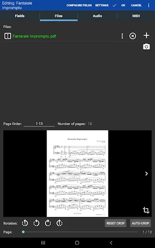 MobileSheets Trial: Pinakamahusay na Sheet Music Viewer App - Screenshot 13